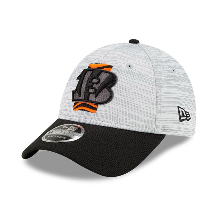 Gorras New Era Nfl Negros - Cincinnati Bengals NFL Training 9FORTY Stretch Snap 94750OZBA